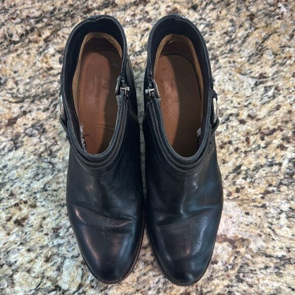 Frye Black Leather Ankle Boots women’s size 8 excellent condition - Picture 11 of 12